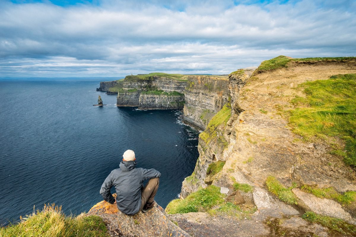 Cliffs Of Moher, Water, Cloud, Sky, Plant, Mountain, Natural landscape