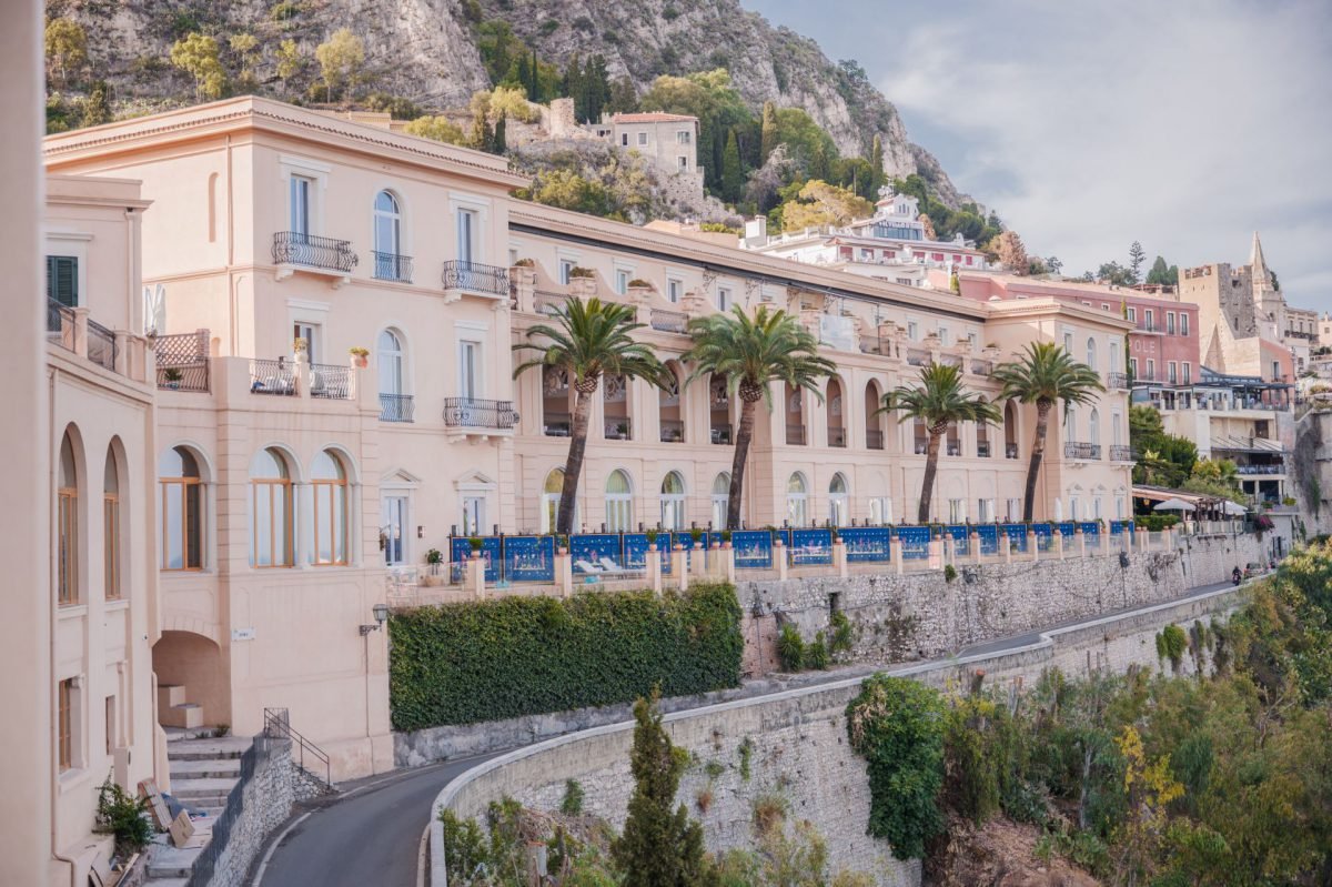 San Domenico Palace Taormina, Plant, Building, Cloud, Window, Azure, Sky, Tree