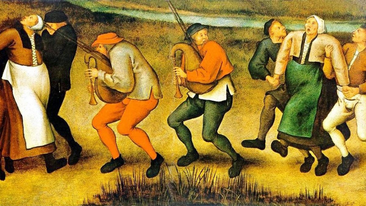 Saint Vitus Dance, Human, Painting