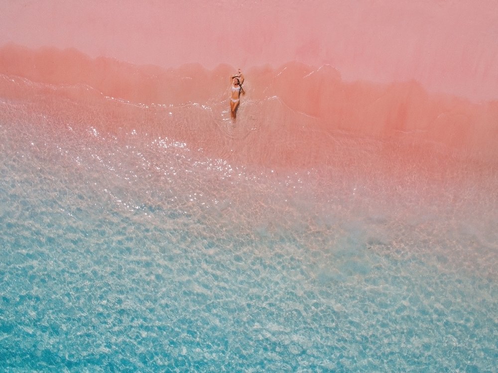 Pink Sand Black Sand Beach, Water